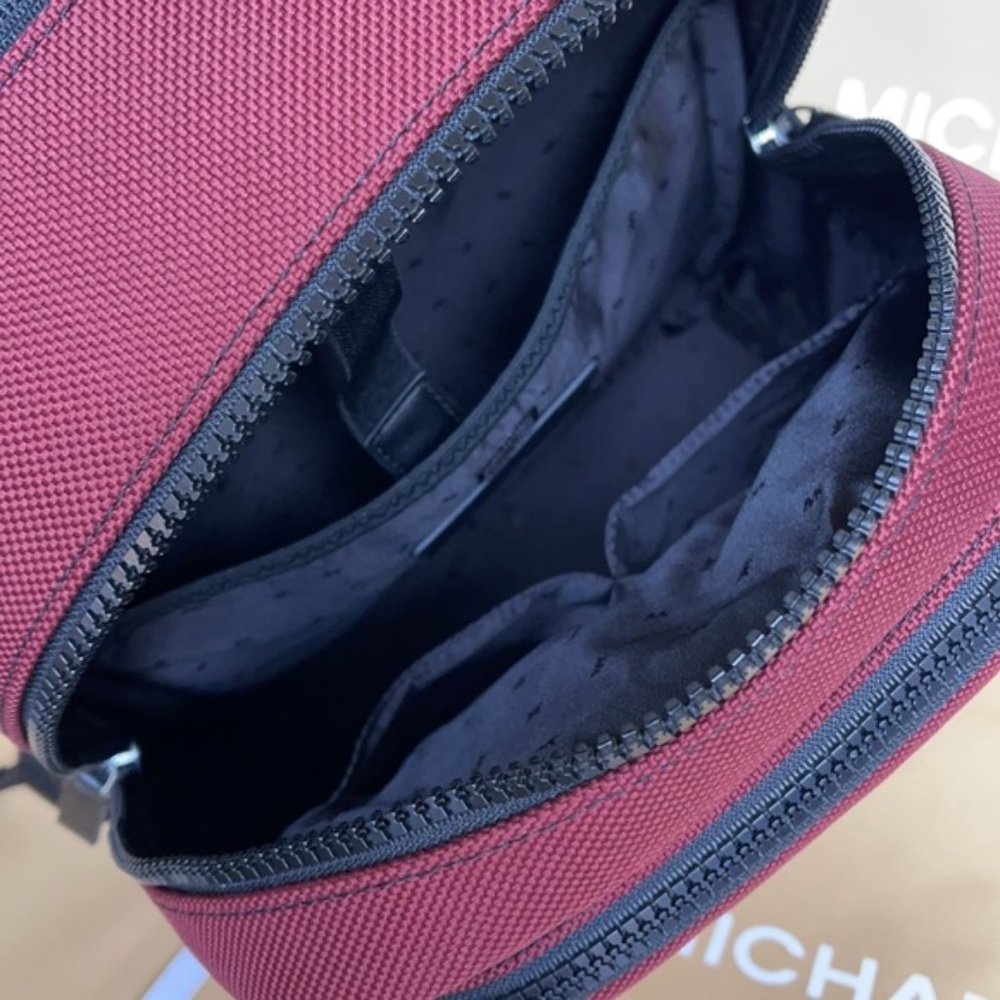 Michael Kors Kent Sport Utility Backpack Merlot - Picture 8 of 16